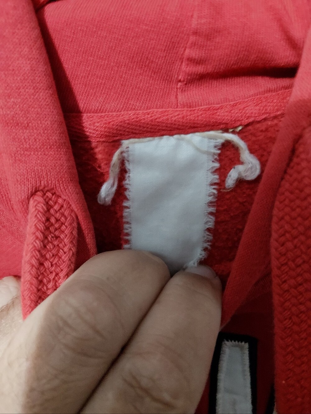 Red Nebraska Hooded Sweatshirt with Front Pocket - Picture 3 of 3